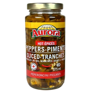 Aurora Hot Sliced Peppers