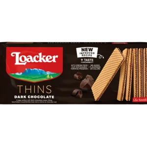 Loacker Thins Dark Chocolate