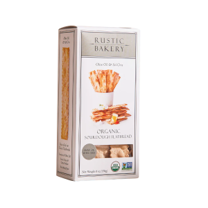 Rustic Bakery Organic Sourdough Crackers Olive Oil & Sel