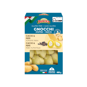 Aurora Gluten Free Stuffed Gnocchi - Cacio and Pepe