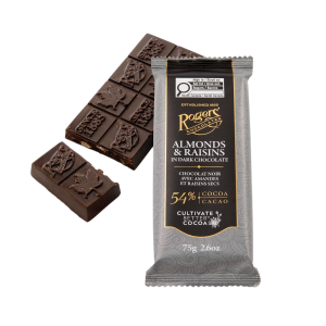 Rogers' Dark Chocolate Bar - Almonds and Raisins